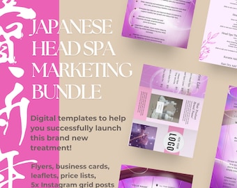 Paquete de marketing para spa japonés ROSA