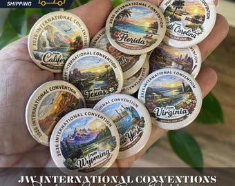 2026 JW Convention Pins | USA States Delegate Gifts