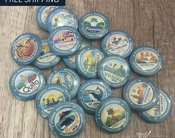 2026 JW International Convention Eternal Happiness Pins | 1.25” JW Worldwide Button Pin Collection