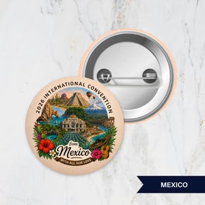 2026 JW International Convention Pins | USA States Delegate Gifts Mexico