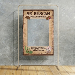 JW Pioneer School Photo Booth Frame: Customizable Spanish Template (Digital Download)