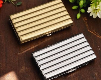 Retro Metal Cigarette Case Box Holder Groomsmen Gift Cigarette Case Accessorie