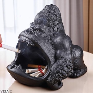 Funny Ashtray Handmade Outdoor Cigar Ashtray Gift for Smoker Cigarette