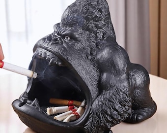Funny Ashtray Handmade Outdoor Cigar Ashtray Gift for Smoker Cigarette