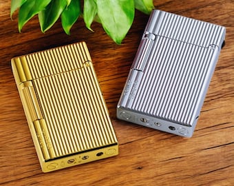 Luxus Vintage Feuerzeug Elegant Golden Feuerzeug Ästhetisches Luxus Urlaub Geschenk für Männer