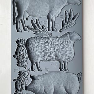 IOD Village Market Mould By Iron Orchid Designs