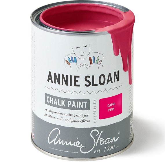 Annie Sloan Chalk Paint Capri Pink 1 litre 120 ml Project Pot