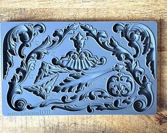 Dainty Flourishes 6x10 IOD Mould by Iron Orchid Designs