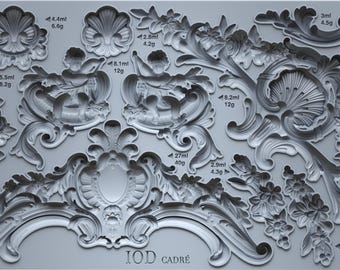 Cadré 6x10 IOD Mould by Iron Orchid Designs