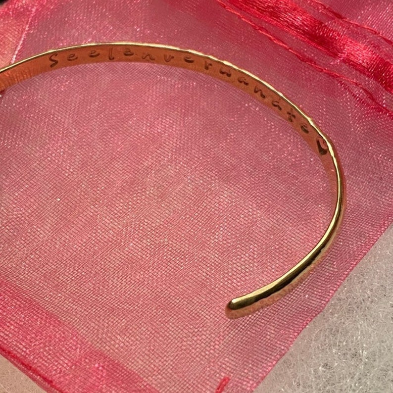 Gold Bangle Bracelet Thick and Wide With Hammered Shiny Etsy