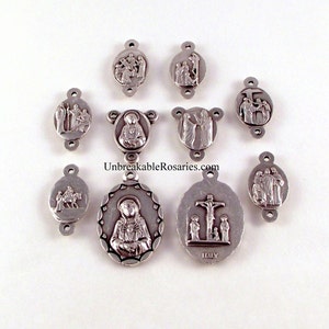 Seven Sorrows of Mary Servite Rosary Beads In Black Onyx by Unbreakable Rosaries image 5
