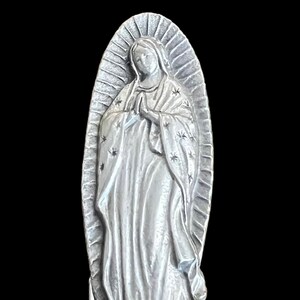 Virgin of Guadalupe Virgin Mary Car Auto Dashboard Miniature Pocket Statue Made In Italy image 2