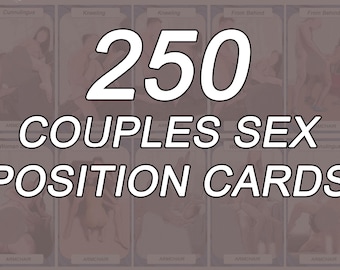 250 Couples Sex Position Cards – Printable Adult Intimacy Game for Date Nights (Digital Download)