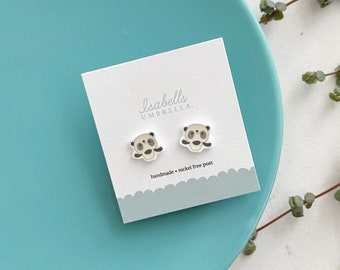 Handmade Panda Charm Earrings: Hypoallergenic Jewelry for Sensitive Ears