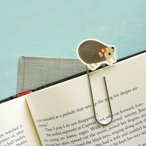 Hedgehog Bookmark bookclip image 1