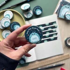 Roly Poly Washi Tape: Cute companion for your journal, notebook, scrapbook, etc. 1.5cm x 10m
