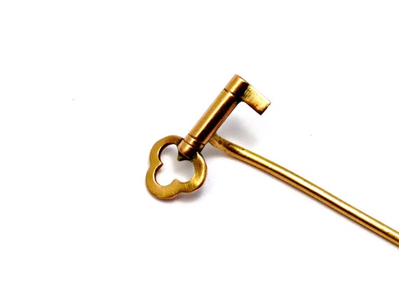 Antique Victorian 10k gold furniture skeleton key