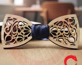 Laser cut 4 bowties glowforge wood bowtie svg files Vector template DXF cnc pattern