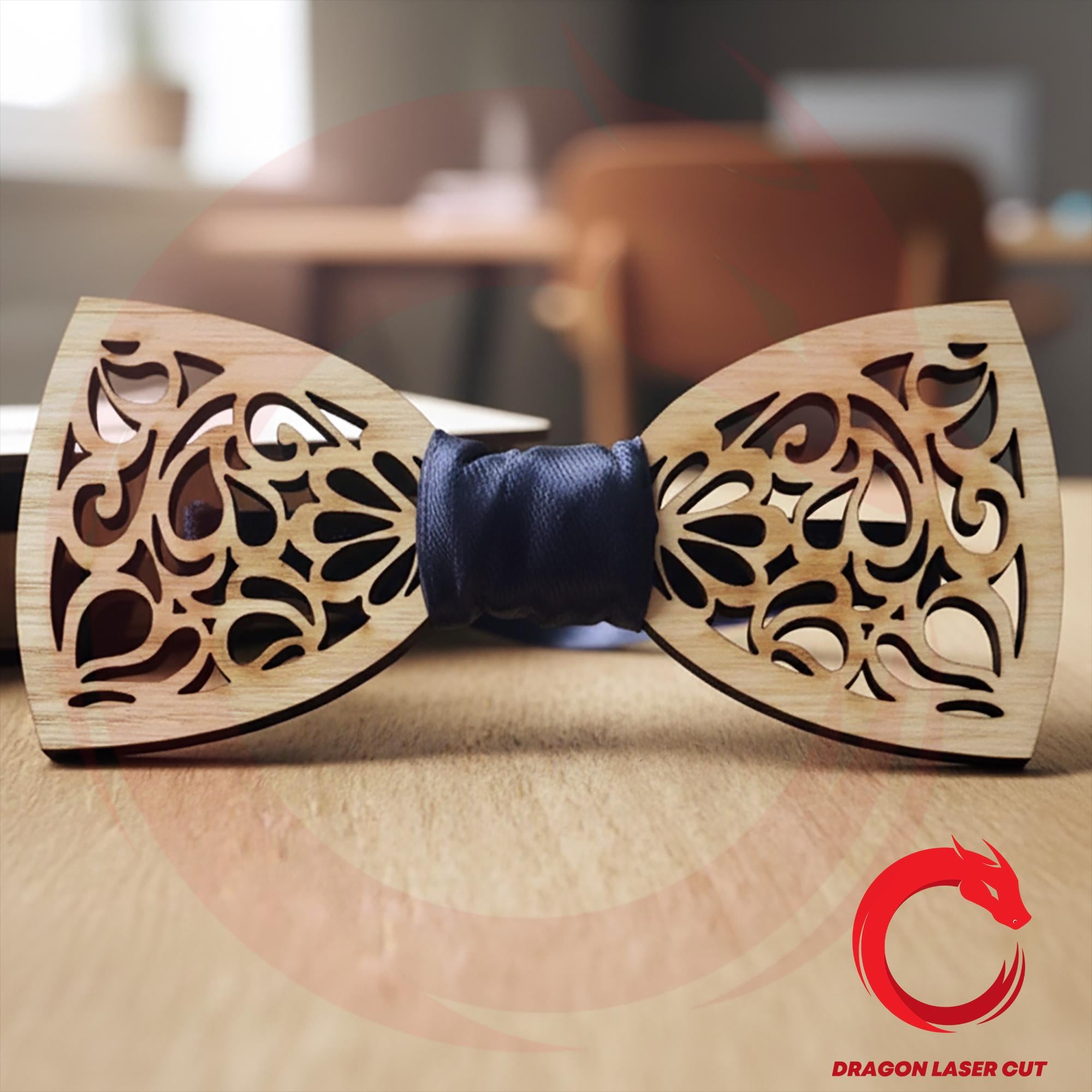 Nœud Papillon En Bois Naturel Novago - Accessoire élégant Et Unique Pour Mariage Ou Soirée