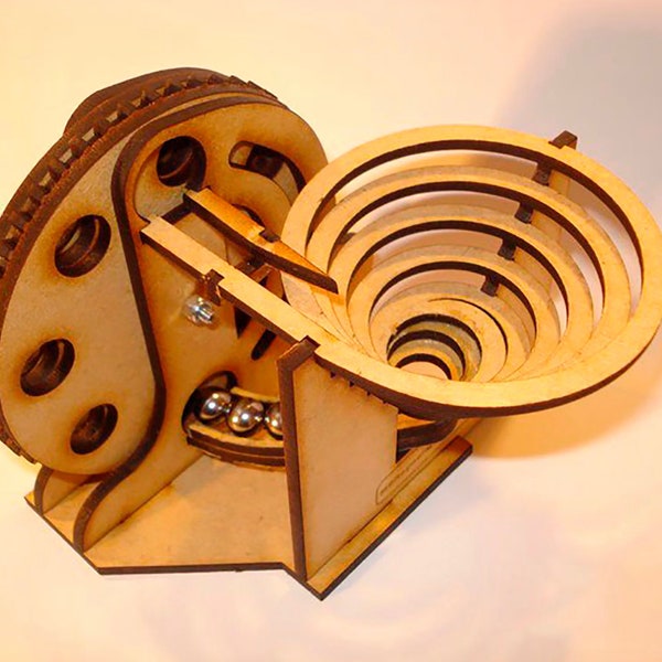 Laser Cut Marble Run Etsy