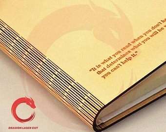 Laser cut book cover bundle glowforge wood bookcover svg files Vector laser template puzzle Laser cut file DXF Pdf Png Eps cnc pattern