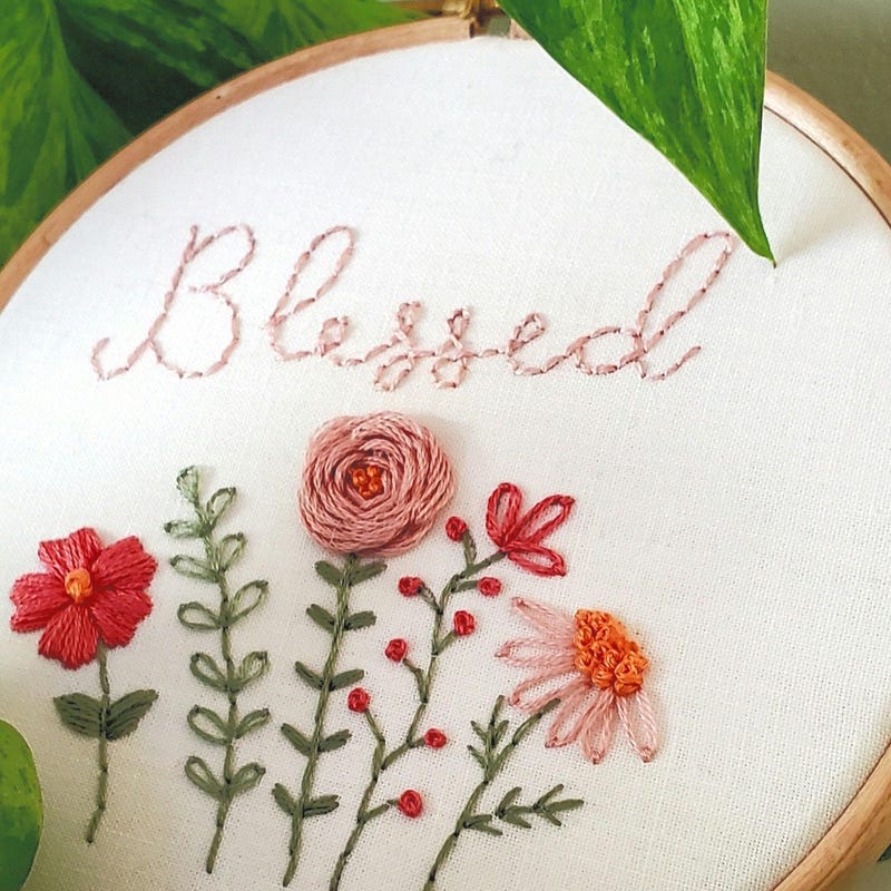 Bible Verse Hand Embroidery - Etsy