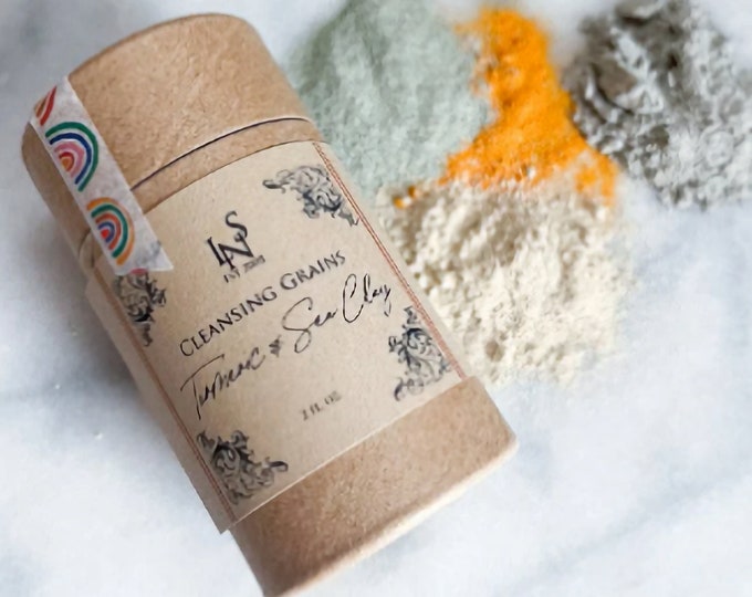 Cleansing Grains || Herb & Clay Blend || Customizable Mask And Cleanser