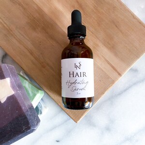 Organic Hair Oil Scalp Serum Naturally Hydrate Lis Noir Skincare image 1