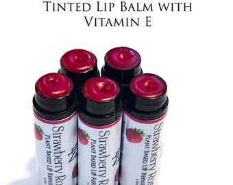 LIPPEN-HELFER THERAPIE ||  Das Original || Erdbeer Rose || Pflanzen Make-up Bio || Oxid und Glimmer frei