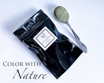 Tinte orgánico para el cabello con HENNA // Elige el tono // Solo hierbas // Mezclado a mano