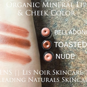 Die Nummer Eins in Lippenfarbe und Blush || Bio Lippenstift || Bio Make-up || Pflanzlich || Echte Zutaten