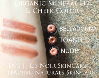 El número uno en color de labios y rubor // Labial orgánico // Maquillaje orgánico // A base de plantas // Ingredientes reales