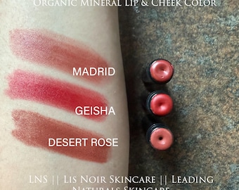 Die Nummer Eins Lippenfarbe Blush || Bio Lippenstift || Bio Make-up || Pflanzlich || Echte Zutaten