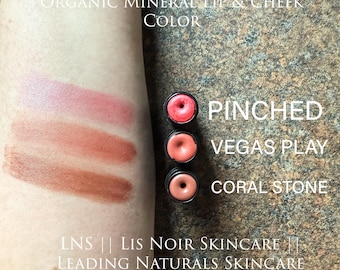 Organische Lippenfarbe und Rouge Farbe || Kundenliebling || Bio Make-up || Pflanzlich || Echte Zutaten