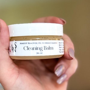 Cleansing Balm || Organic || Gentle || Solid Cleanser