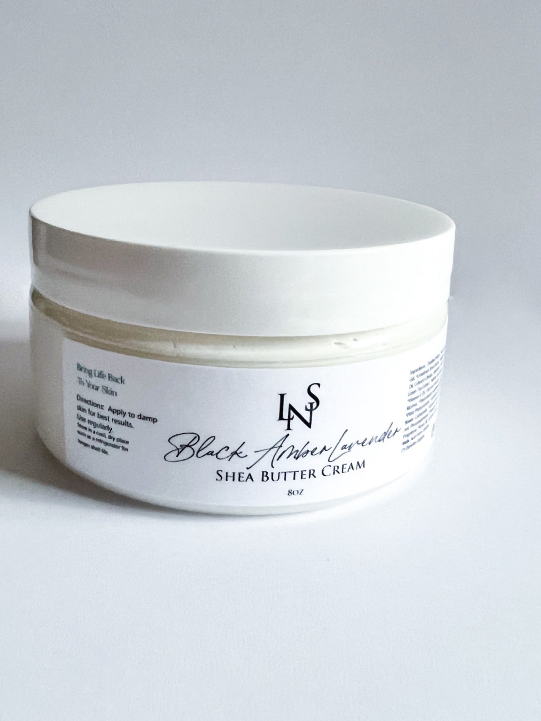 Large Shea Butter Cream Face Hands Body and Hair VEGAN Etsy