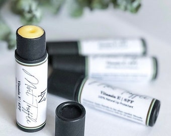 Mint Truffle Lip Balm || ORGANIC || No Artificial Flavors || No Artificial Colors || VEGAN