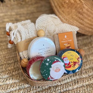 Christmas Gift, Spa kit, Spa Basket || gift box, gift for her, gift for women, self care kit, spa tools, Balinese Spa basket, handmade, Gift