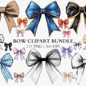 Vintage Spitze Satin Bogen Clipart Bundle Floral Ribbon Set Elegante Hochzeitseinladung Dekor PNG Black Ribbon Sublimationsshirt Design