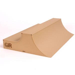 Fingerboard 2 Level Box Quarter Pipe Combo