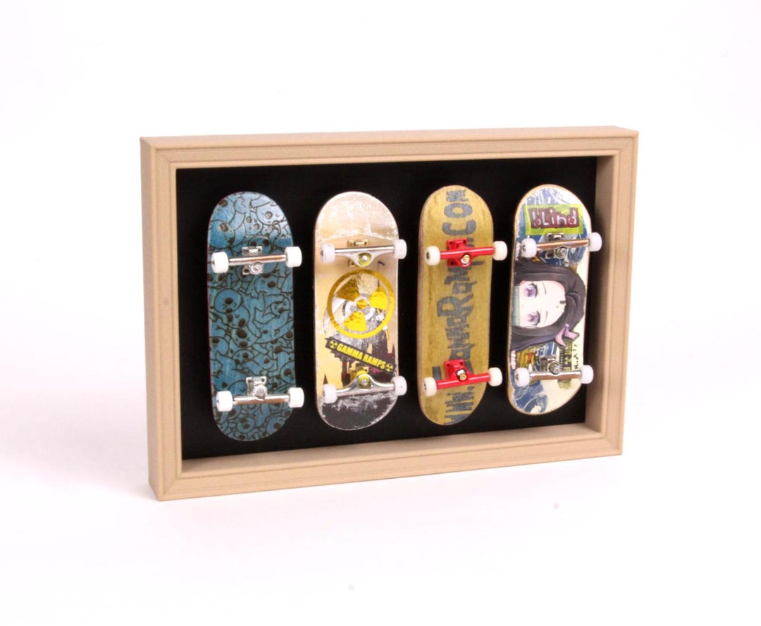 Fingerboard Display Case Magnetic Picture Frame Holds 4 - Etsy