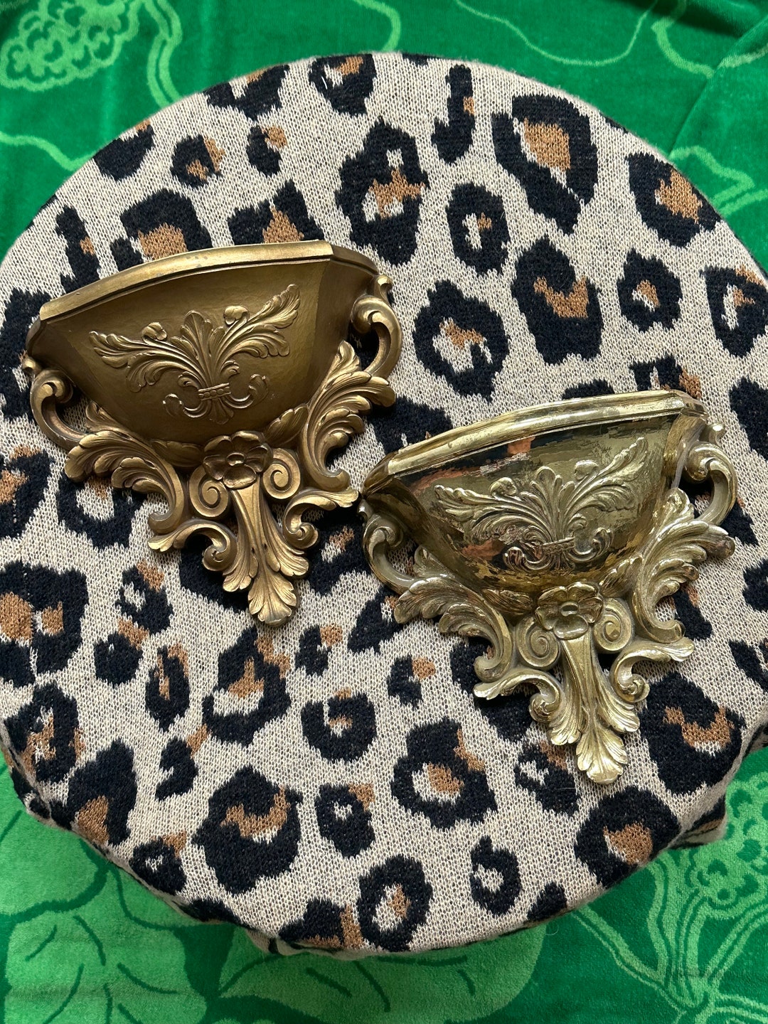 Vintage Homco Wall Planter Decor Circa 1978 Hollywood Regency Wall ...