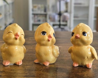 Vogel aus Keramik - Küken - Handarbeit