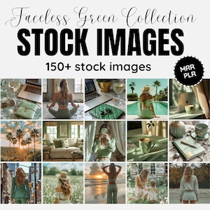 150 Faceless Marketing Stock images with Master Resell Rights | PLR MRR | Faceless Stock Photo Bundle | DFY | Boho Instagram Lifestyle image