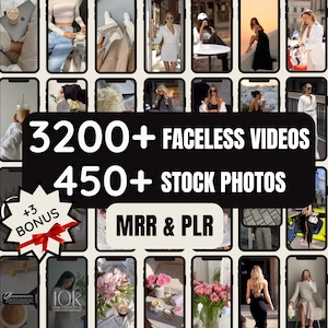 3200+ Faceless Aeshtetic Videos | Master Resell Rights | Instagram Reels | PLR MRR | Faceless Marketing Aesthetic| Instagram template Bundle