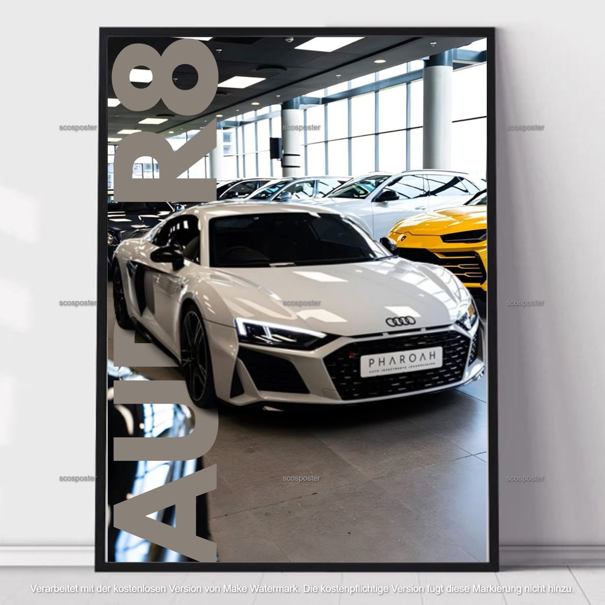 Audi R8 Poster - Etsy