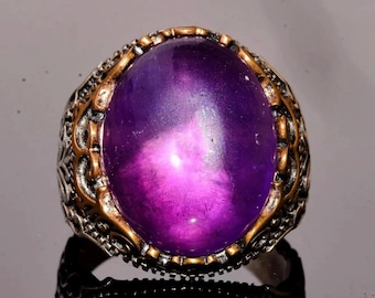 Powerful Arabic Genie Ring with Ifrit Spirit | خاتم السحر الأسود العربي Authentic Magical Djinn Ring for Protection, Wealth Power