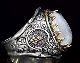 Powerful Arabic Genie Ring with Ifrit Spirit | خاتم السحر الأسود العربي Authentic Magical Djinn Ring for Protection, Wealth Power