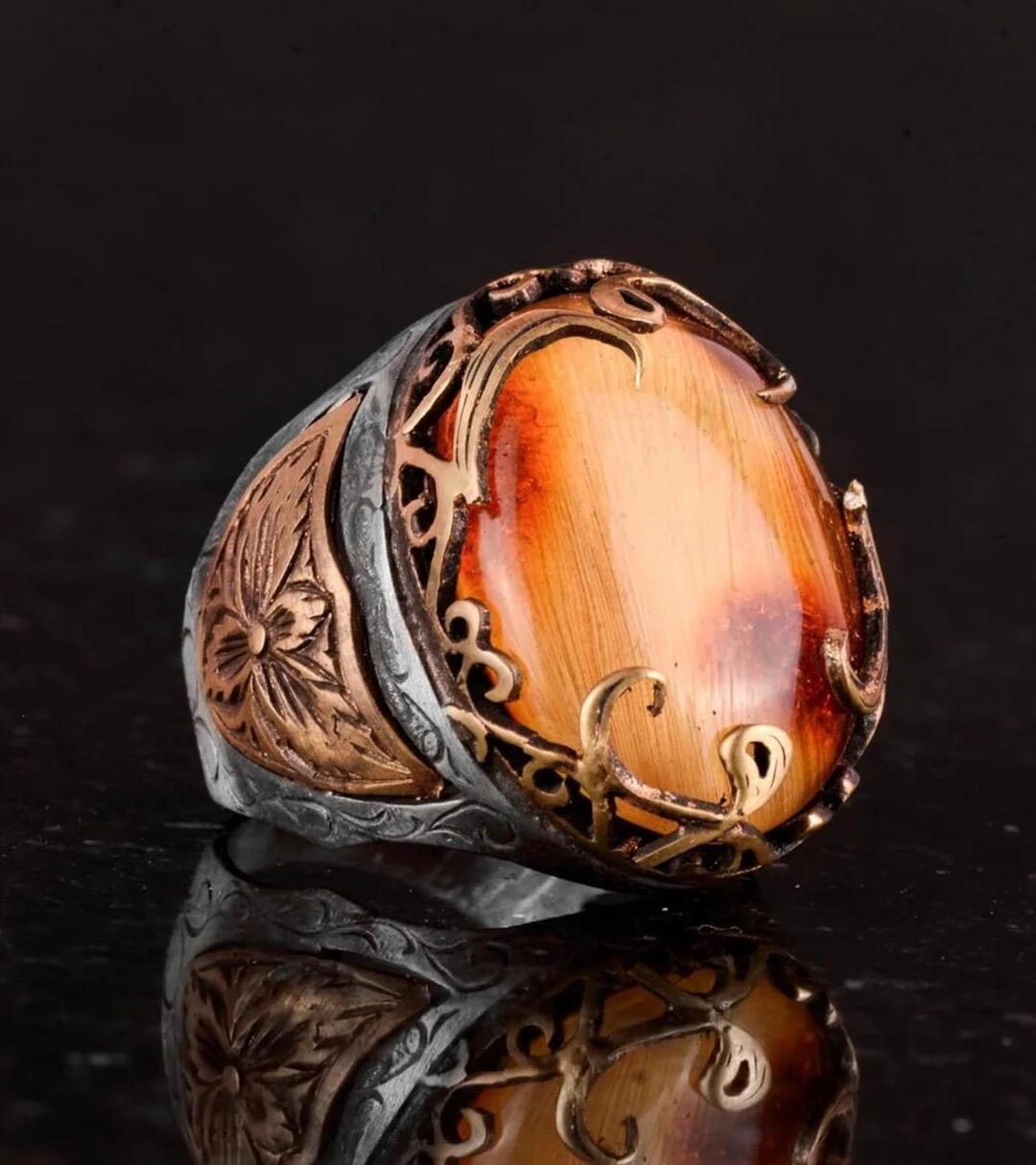 Custom Djinn Ritual Ring – Personalized Magical Talisman for Protection ...