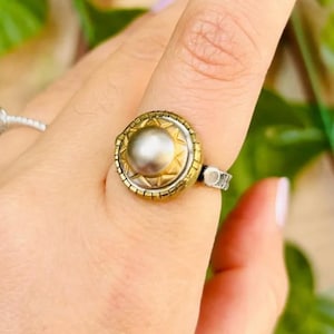 Talismanic Women's Ring | Protective Magic Ring | Keeps Away Evil Spirits & Demons | Handmade Spiritual Jewelry | Mystical Gift for Her